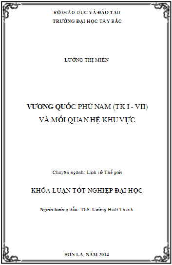 vuong quoc phu nam tk i vii va cac moi quan he khu vuc