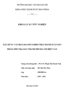 xay dung van hoa doanh nghiep phat hanh xuat ban pham tren dia ban thanh pho ha noi hien nay