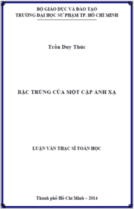 bac trung cua mot cap anh xa