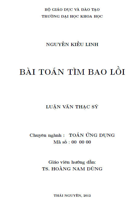 bai toan tim bao loi