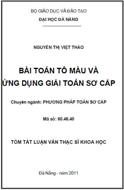 bai toan to mau va ung dung giai toan so cap