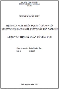 bien phap phat trien doi ngu giang vien truong cao dang nghe duong sat den nam 2020