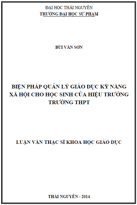 bien phap quan ly giao duc ky nang xa hoi cho hoc sinh cua hieu truong truong trung hoc pho thong
