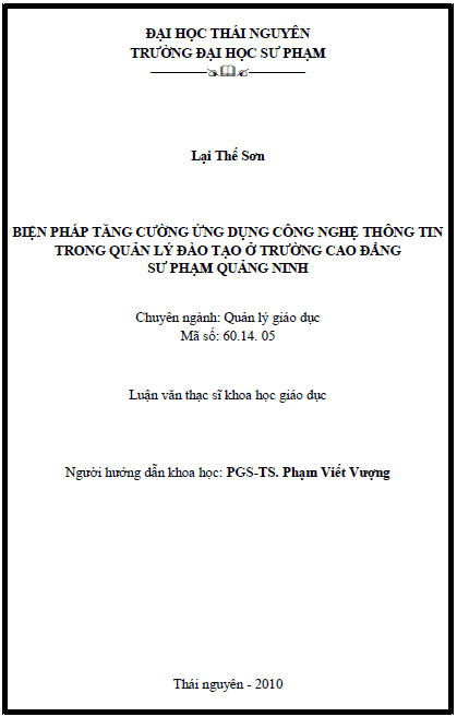 bien phap tang cuong ung dung cong nghe thong tin quan ly trong dao tao o truong cao dang su pham quang ninh