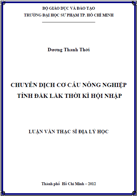 chuyen dich co cau nong nghiep tinh dak lak thoi ki hoi nhap