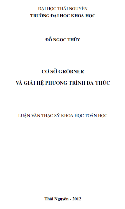 co so grobner va giai he phuong trinh da thuc