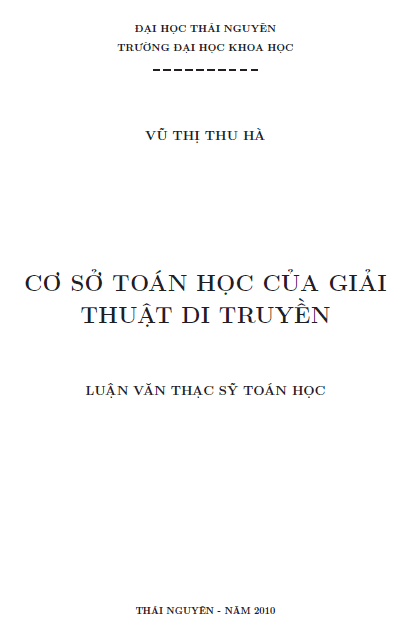 co so toan hoc cua giai thuat di truyen