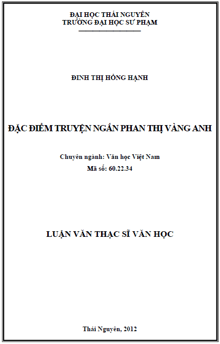 dac diem truyen ngan phan thi vang anh