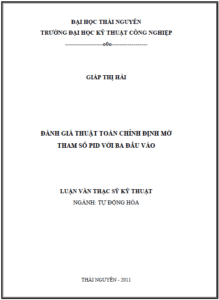 danh gia thuat toan chi dinh mo tham so pid voi ba dau vao