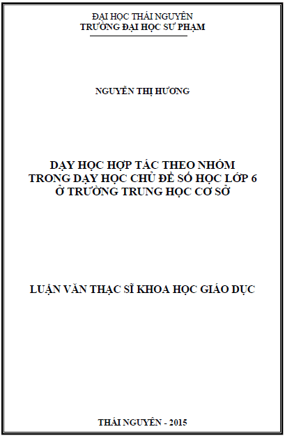 day hoc hop tac theo nhom trong day hoc chu de so hoc lop 6 o truong trung hoc co so