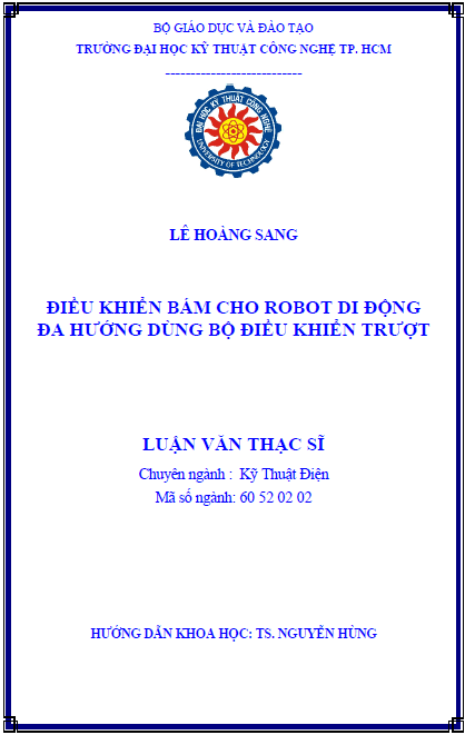 dieu khien bam cho robot di dong da huong dung bo dieu khien truot