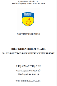 dieu khien robot scara bang phuong phap dieu khien truot