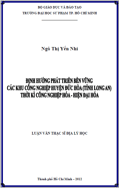 dinh huong phat trien ben vung cac khu cong nghiep huyen duc hoa tinh long an thoi ki cong nghiep hoa hien dai hoa
