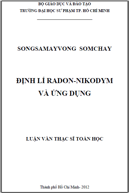 dinh li radon nikodym va ung dung