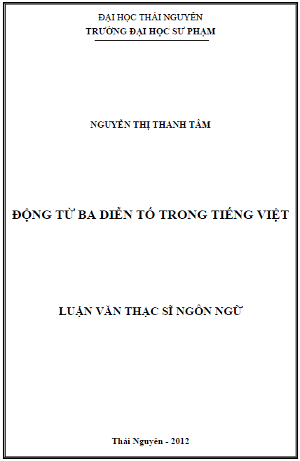 dong tu ba dien to trong tieng viet