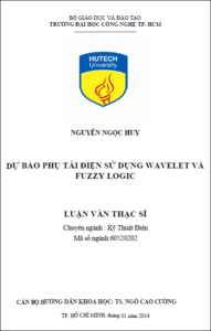 du bao phu tai dien su dung mang wavelet va fuzzy logic