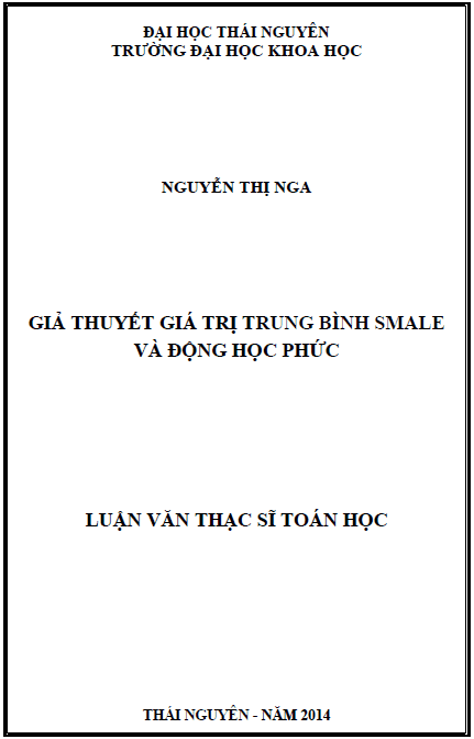 gia thuyet gia tri trung binh smale va dong hoc phuc