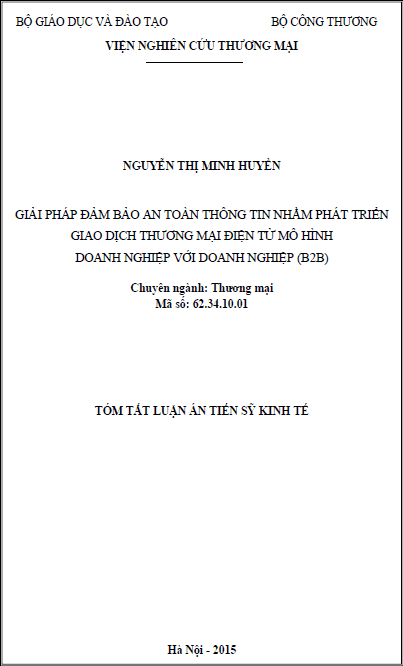 giai phap dam bao an toan thong tin nham phat trien giao dich thuong mai dien tu mo hinh doanh nghiep voi doanh nghiep b2b