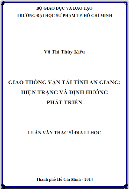 giao thong van tai tinh an giang hien trang va dinh huong phat trien