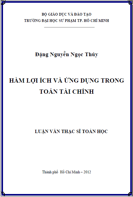 ham loi ich va ung dung trong toan tai chinh