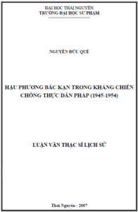 hau phuong bac kan trong khang chien chong thuc dan phap 1945 1954