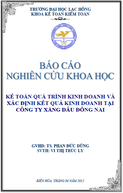 Kế toán quá trình kinh doanh và xác định kết quả kinh doanh tại Công ty Xăng dầu Đồng Nai 1 ke toan qua trinh kinh doanh va xac dinh ket qua kinh doanh tai cong ty xang dau dong nai