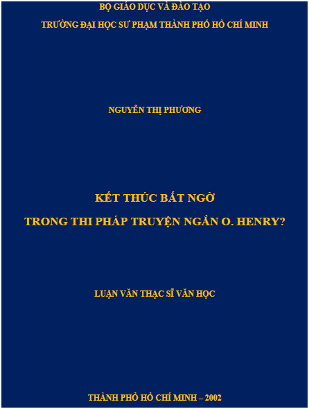 ket thuc bat ngo trong thi phap truyen ngan o henry