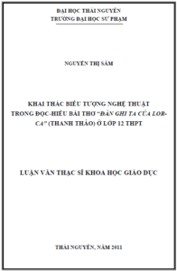 khai thac bieu tuong nghe thuat trong doc hieu bai tho dan ghi ta cua lor ca thanh thao o lop 12 thpt