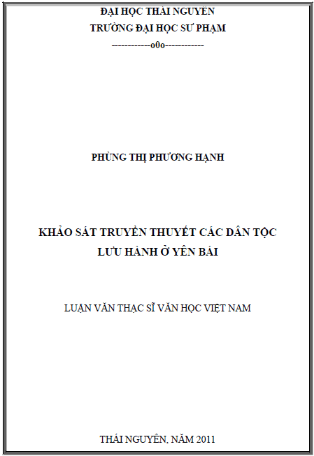 khao sat truyen thuyet cac dan toc luu hanh o yen bai