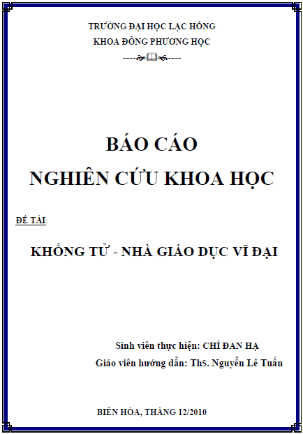 khong tu nha giao duc vi dai