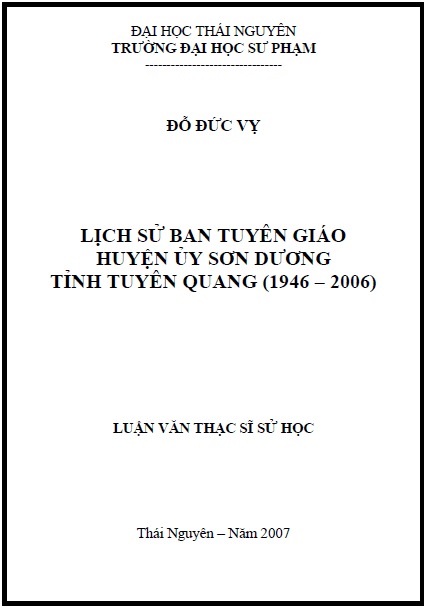 lich su ban tuyen giao huyen uy son duong tinh tuyen quang 1946 2006