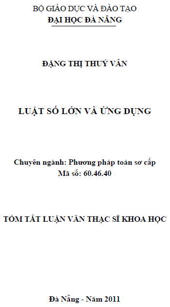 luat so lon va ung dung