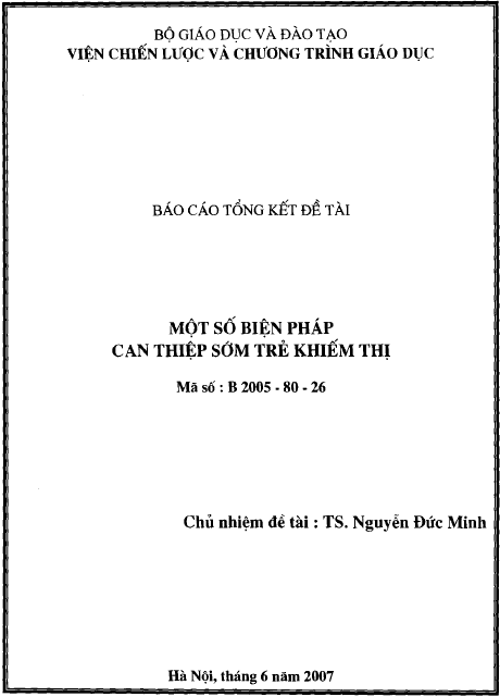 mot so bien phap can thiep som tre khiem thi