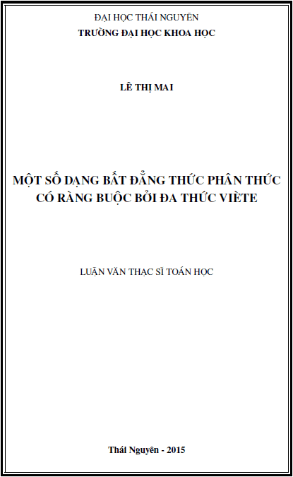 mot so dang bat dang thuc phan thuc co rang buoc boi da thuc viete
