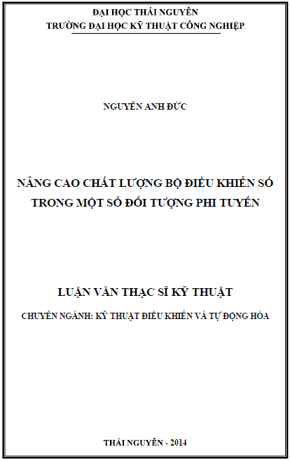 nang cao chat luong bo dieu khien so trong mot so doi tuong phi tuyen