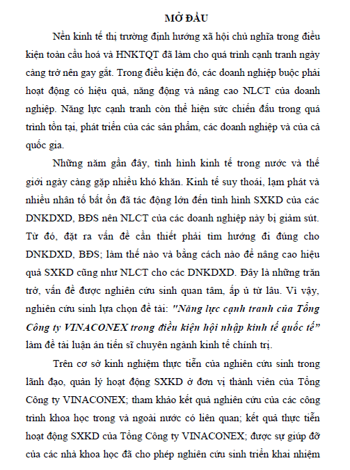 nang luc canh tranh cua tong cong ty vinaconex trong dieu kien hoi nhap kinh te quoc te