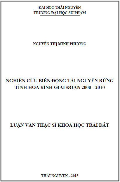 nghien cuu bien dong tai nguyen rung tinh hoa binh giai doan 2000 2010