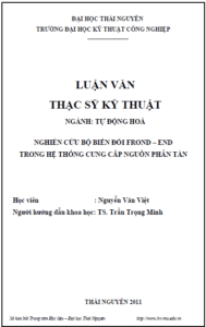 nghien cuu bo bien doi frond end trong he thong cung cap nguon phan tan