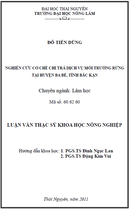 nghien cuu co che chi tra dich vu moi truong rung tai huyen ba be tinh bac kan