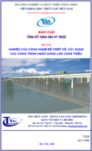 nghien cuu cong nghe de thiet ke xay dung cac cong trinh ngan song lon vung trieu