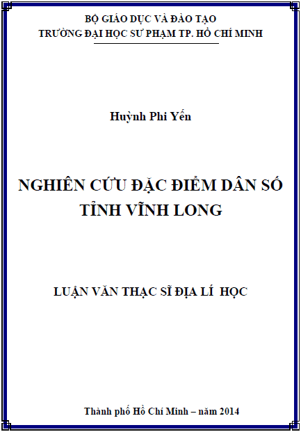 nghien cuu dac diem dan so tinh vinh long