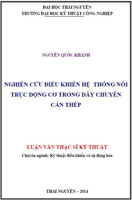 nghien cuu dieu khien he thong noi truc dong co trong day chuyen can thep