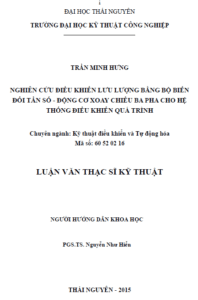 nghien cuu dieu khien luu luong bang bo bien doi tan so do ng co xoay chie u ba pha cho he thong dieu khien qua trinh