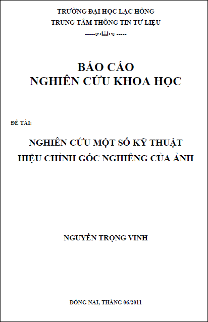 nghien cuu mot so ky thuat hieu chinh goc nghieng cua anh