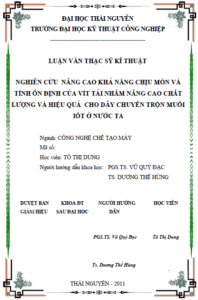 nghien cuu nang cao kha nang chiu mon va tinh on dinh cua vit tai nham nang cao chat luong va hieu qua cho day chuyen tron muoi iot o nuoc ta