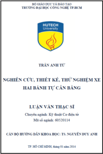 nghien cuu thiet ke thu nghiem xe hai banh tu can bang