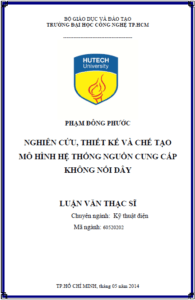 nghien cuu thiet ke va che tao mo hinh he thong nguon cung cap khong noi day