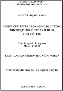 nghien cuu tuyen chon giong dau tuong thich hop cho huyen lam thao tinh phu tho