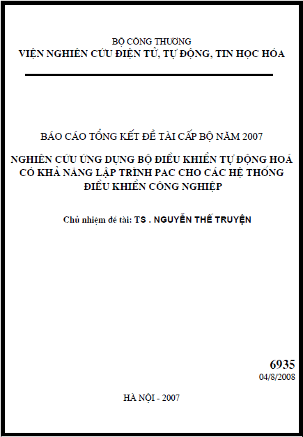 nghien cuu ung dung bo dieu khien tu dong hoa co kha nang lap trinh pac cho cac he thong dieu khien cong nghe