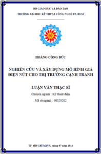 nghien cuu va xay dung mo hinh gia dien nut cho thi truong canh tranh